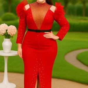 Vestido Glamour Vermelho